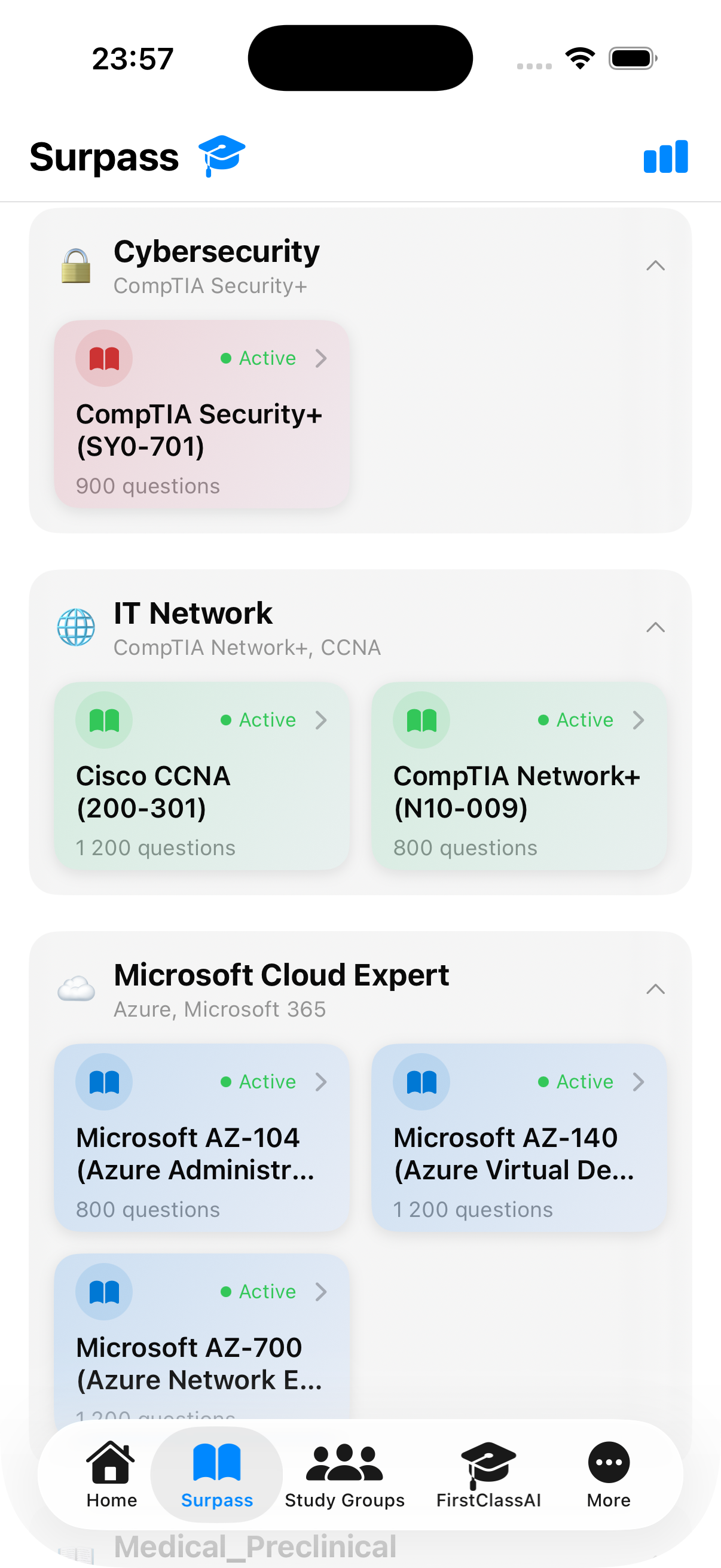 Tenkobo IT Certifications — CCNA flashcards subnetting screen
