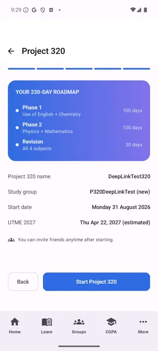 Step 5 — the whole plan before you commit.