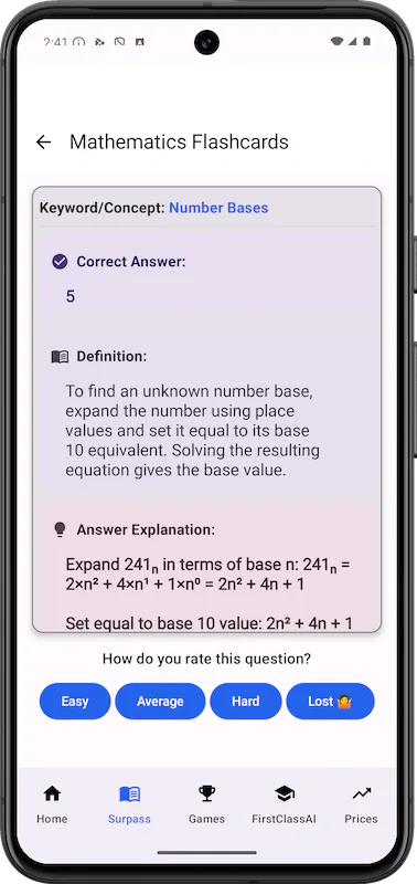 Learn Mathematics Flashcards - Click to view full size