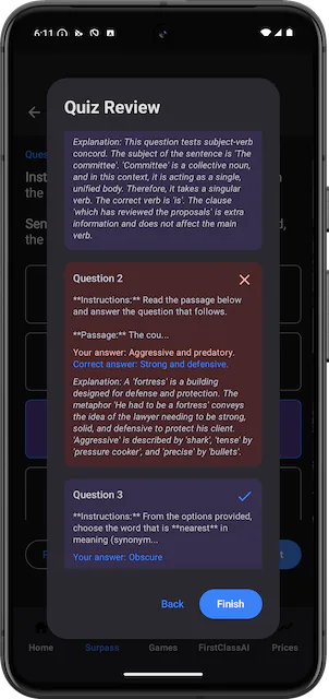 Learn Quiz Review with Explanations - Click to view full size